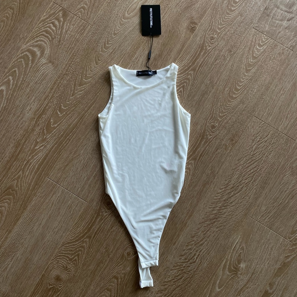 Cream Slinky Bodysuit